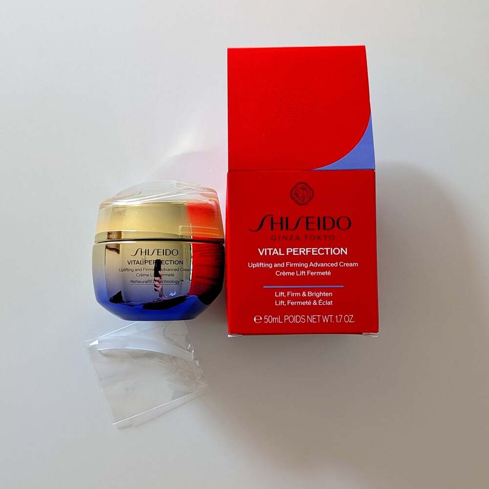 Shiseido Vital Perfection Uplifting and Firming Advanced Cream 1.7oz (full size)